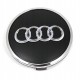 Krytky kol Audi 8W0601170B, 61mm, černá matná